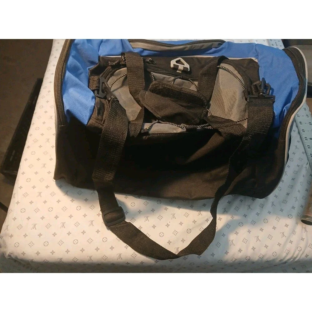 Penske Black/Blue carry bag w strap, handle, Pocket Rare Find Clean